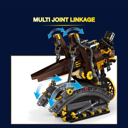 xiaojiaodu jd011 grasshopper machinery building blocks model toy animal multi joint linkage