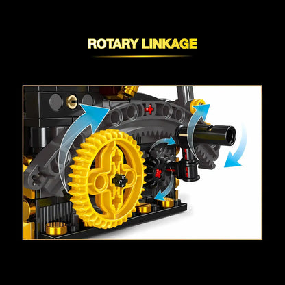 xiaojiaodu jd011 grasshopper machinery building blocks model toy animal rotary linkage