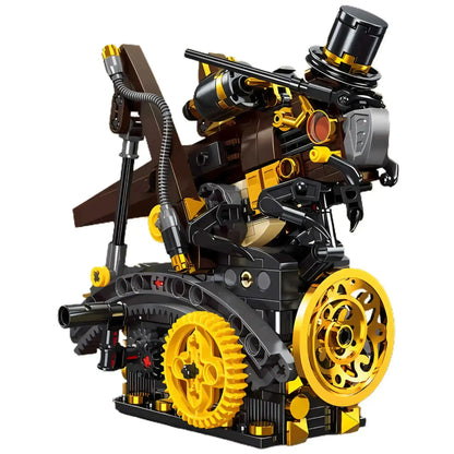 static version of xiaojiaodu jd011 grasshopper machinery building blocks model toy animal