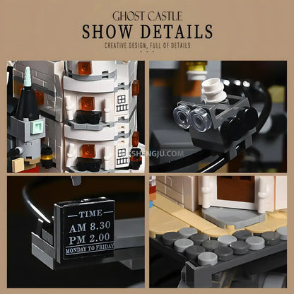 product details of xiaojiaodu jd026 ghost castle model magic building blocks toy
