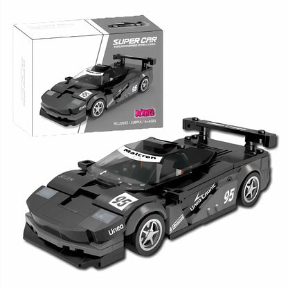 xiaojiaodu jd052 mclaren f1 model car building blocks toy lego speed champions series