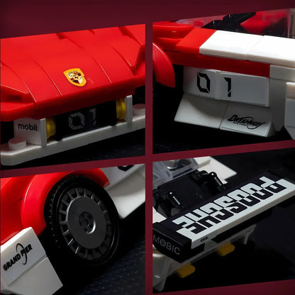 product details of xiaojiaodu jd055 porsche mission r model car building blocks toy 