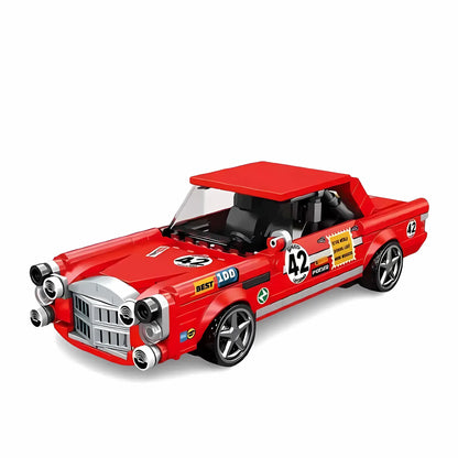 static version of xiaojiaodu jd067 benz amg 300sel model car building blocks toy