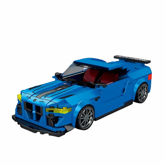 static version of xiaojiaodu jd076 bmw m41 model car building blocks toy