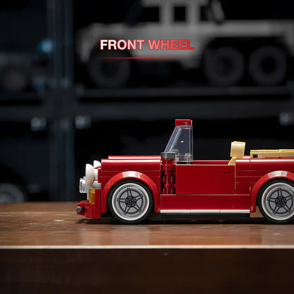front wheel of xiaojiaodu jd077 bmw mini model car building blocks toy