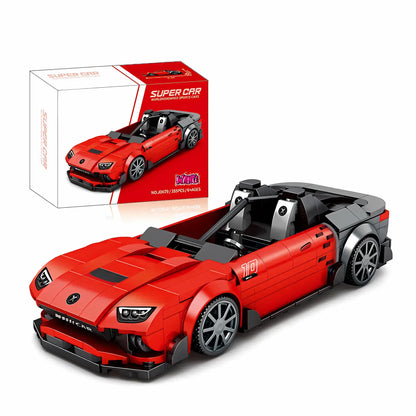 xiaojiaodu jd079 mercedes amg one model car building blocks toy compatible with lego speed champions series