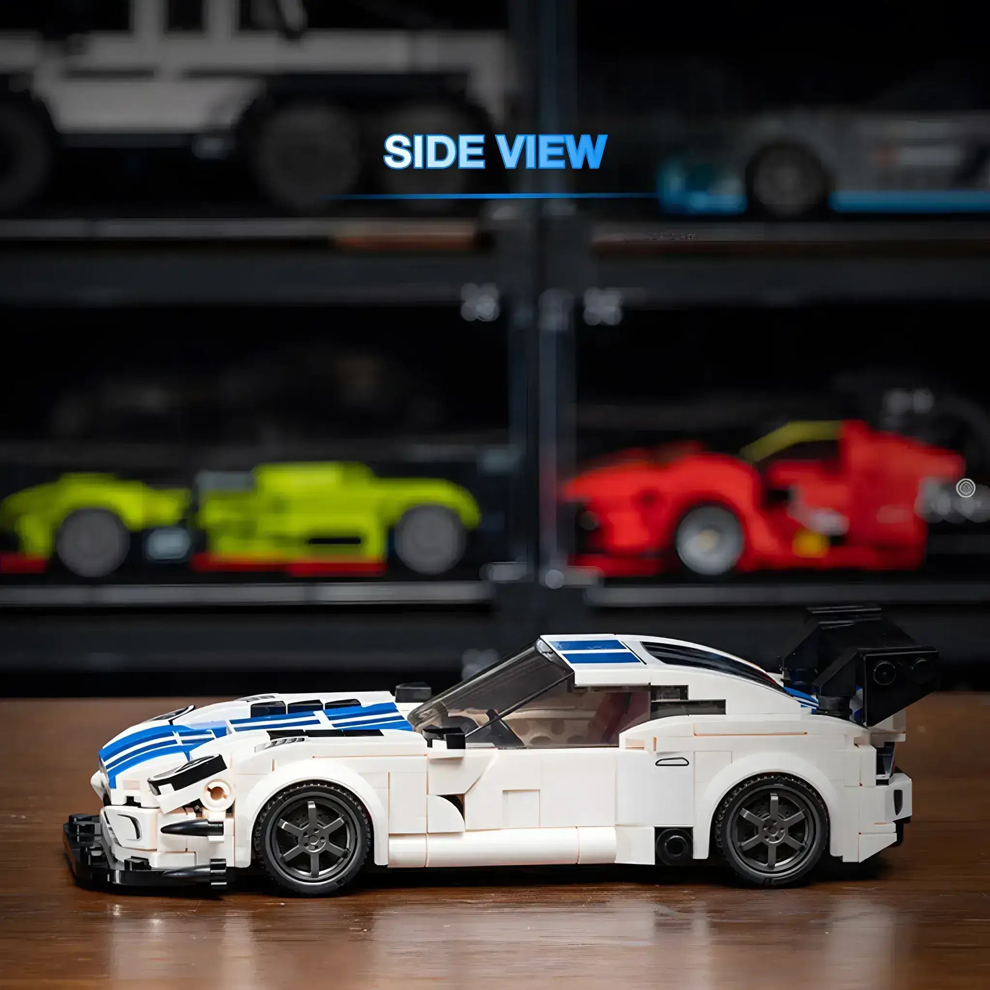 a21/希少/ケーシー・カーン #9 Dodge Dealers トレーラー Tongshengju Dodge Viper (394PCS) Sports Car Building Blocks