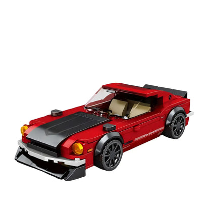 static version of xiaojiaodu jd084 nissan 240z sports car building blocks set model car