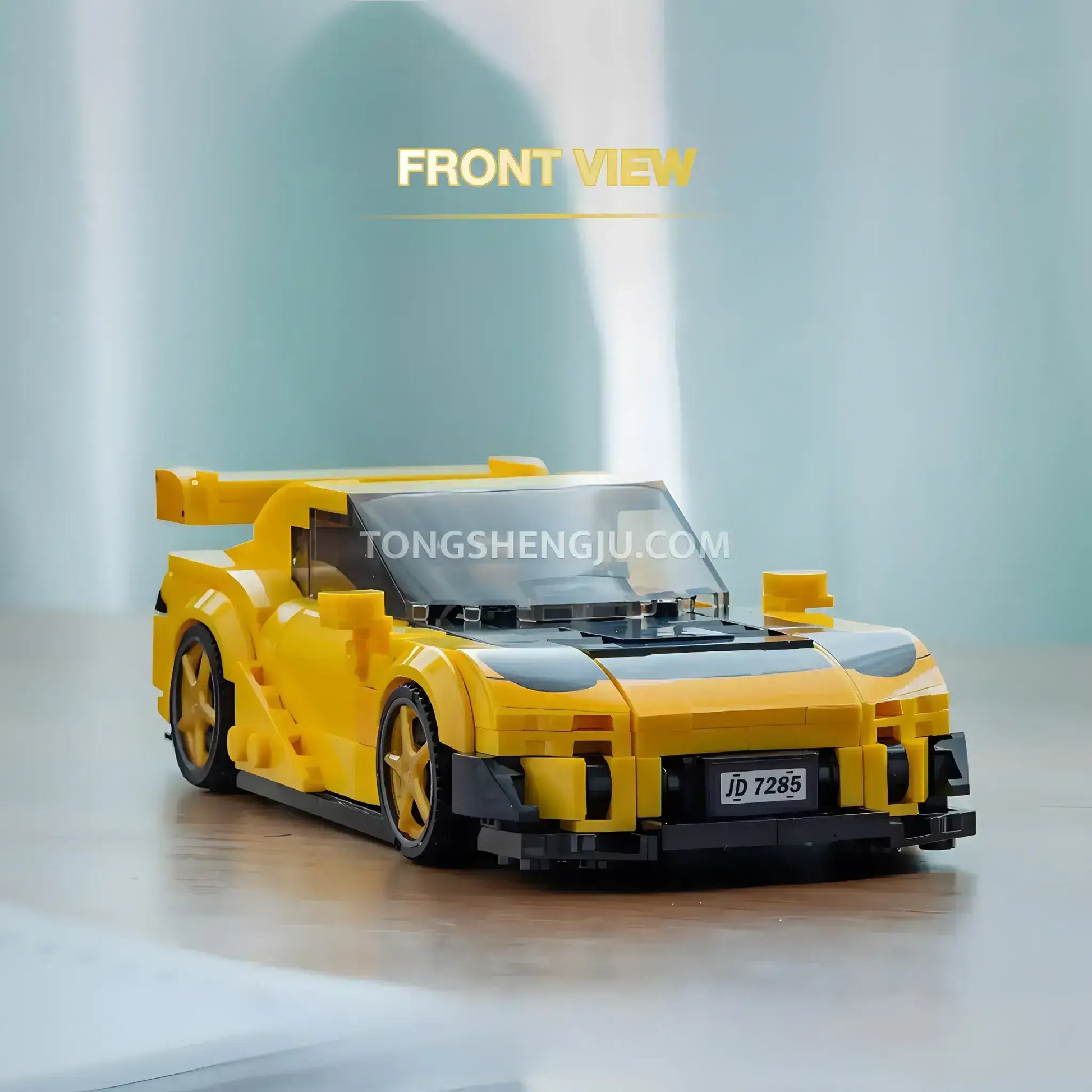【THE MOZZ】Yao Setup Tongshengju RX7 Sports Car Building Blocks Set For Adults