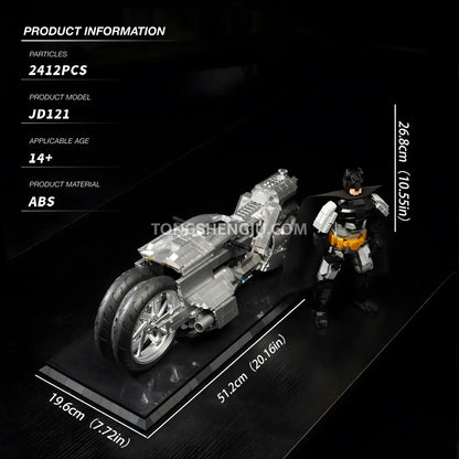product information of xiaojiaodu jd121 batmobile game movie building set model car 