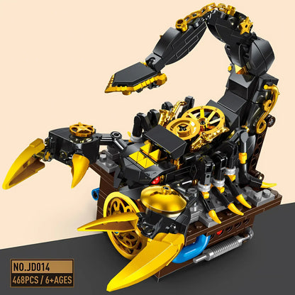 scorpion machinery building blocks model toy animal from xiaojiaodu jd014