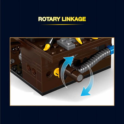 xiaojiaodu scorpion machinery building blocks model toy animal rotary linkage