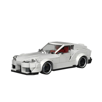 static version of happy build powerblock pb8808 supra model car building blocks toy