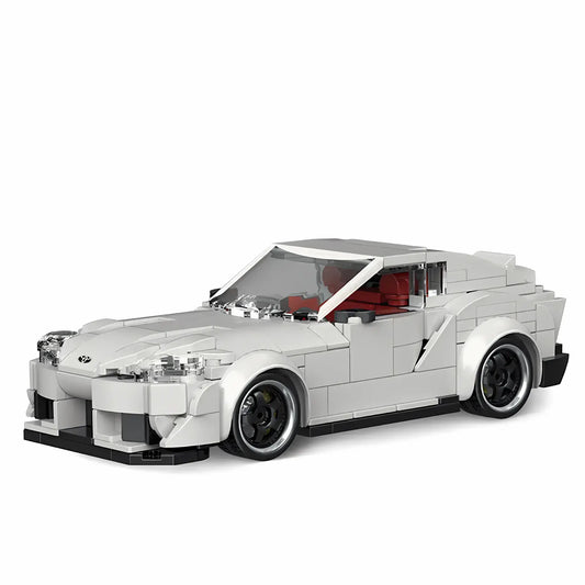 static version of happy build powerblock pb8808 supra model car building blocks toy