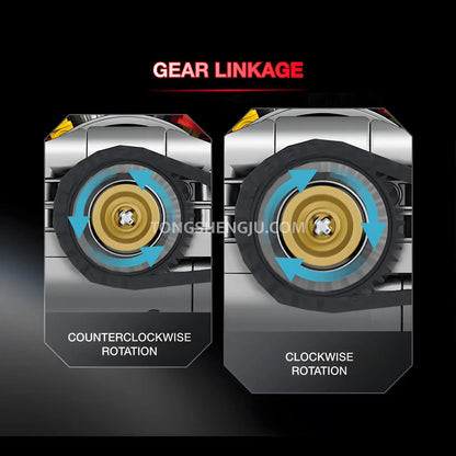 guly xinzhuan xz0015 panhead v2 engine model technic motorcyle building set gear linkage