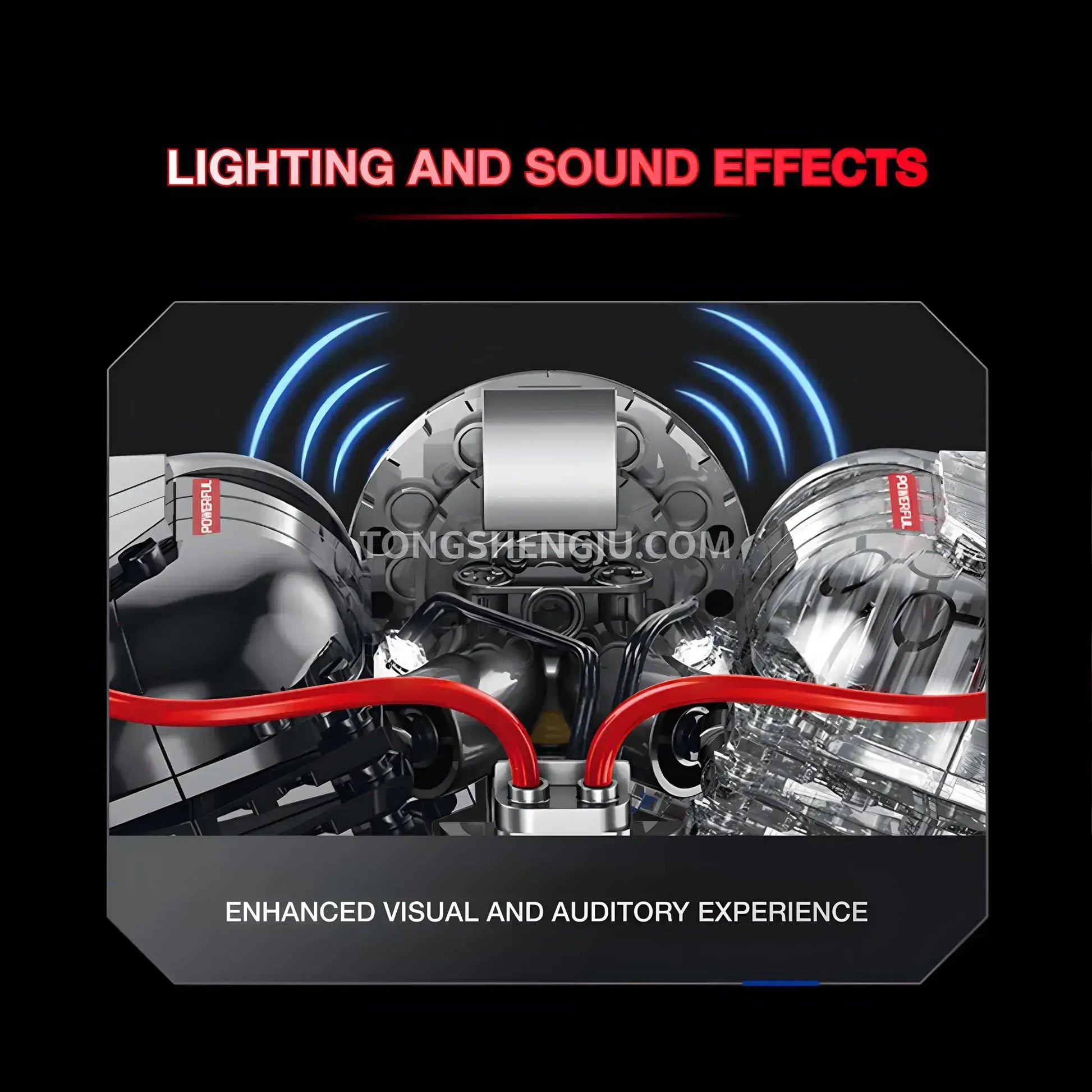 guly xinzhuan xz0015 panhead v2 engine model technic motorcyle building set lighting and sound effects