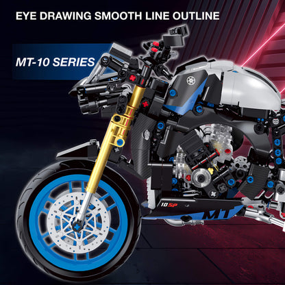 yamanhaa mt-10 building blocks model toy motorcycle eye drawing smooth line outline