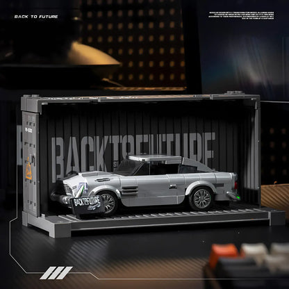 side view of happy build powerblock pb8802 sliver stream soarer model car building blocks toy car container