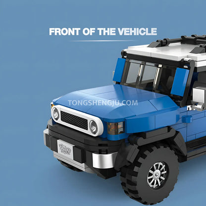 happy build powerblock pb8806 toyota fj40 building blocks model toy off road car front of the vehicle