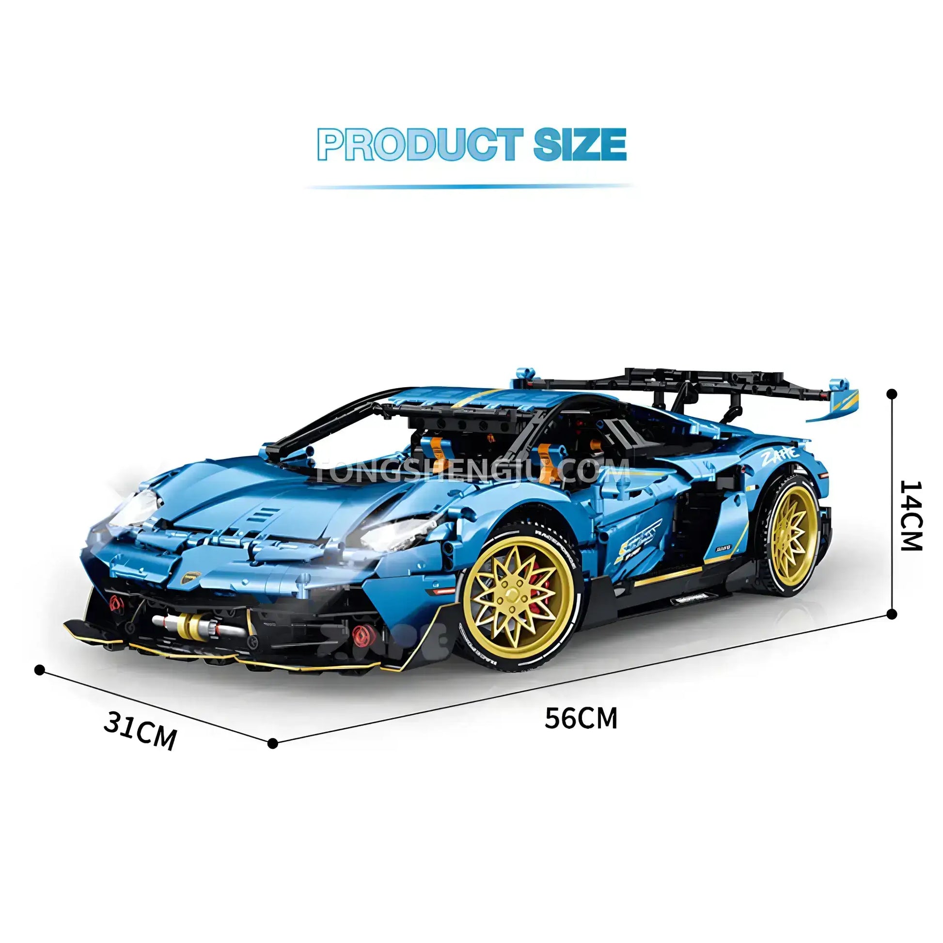 Tongshengju Technic Lambo SVJ Sports Car Building Blocks Set For Tongshengju Technic Lambo SVJ Sports Car Building Blocks Set For