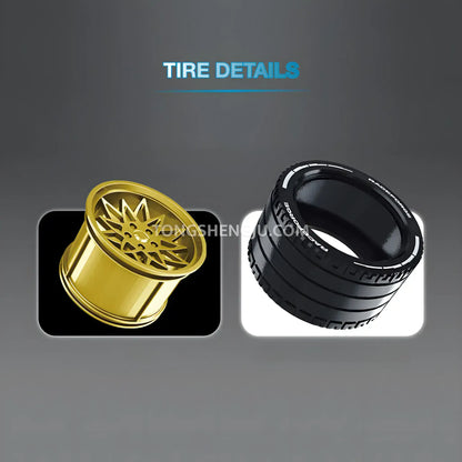tire details of zape 10530 lamborghini svj technic car building blocks set model car 