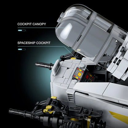 zape 98000 blade voyager star wars building blocks set cockpit canopy and spaceship cockpit