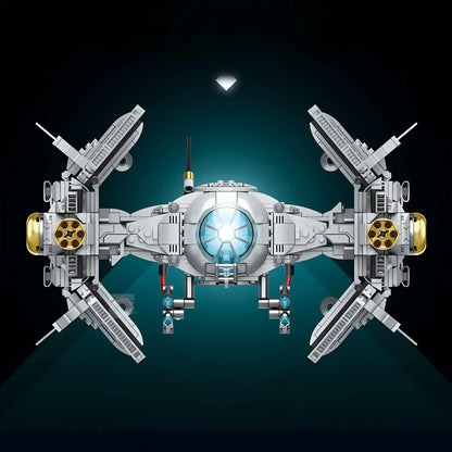 zape 98001 stellar interceptor star wars building blocks set ambient lighting