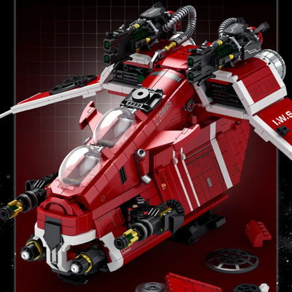 zape 98002 planet gunboat star wars building blocks set electric lift with remote control for opening