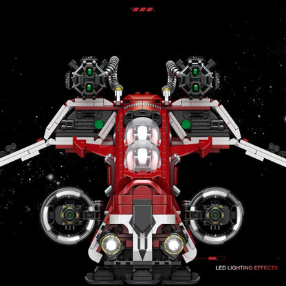 zape 98002 planet gunboat star wars building blocks set led lighting effects