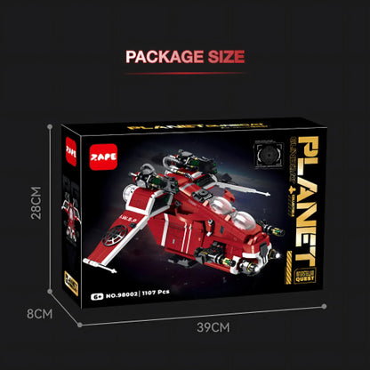 package size of zape 98002 planet gunboat star wars building blocks set
