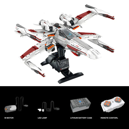 dynamic version of zape 98003 x-wing starfighter star wars building blocks set