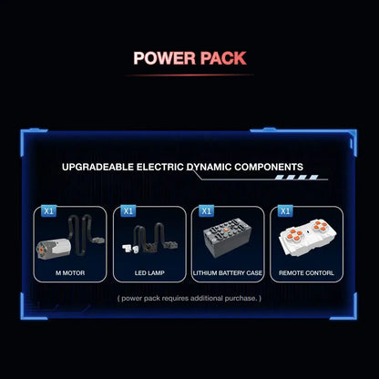 power pack of zape 98003 x-wing starfighter star wars building blocks set